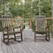 Flash Furniture Winston All-Weather Rocking Chair in Mahogany Faux Wood, 2PK 2-JJ-C14703-MHG-GG - alternate 1